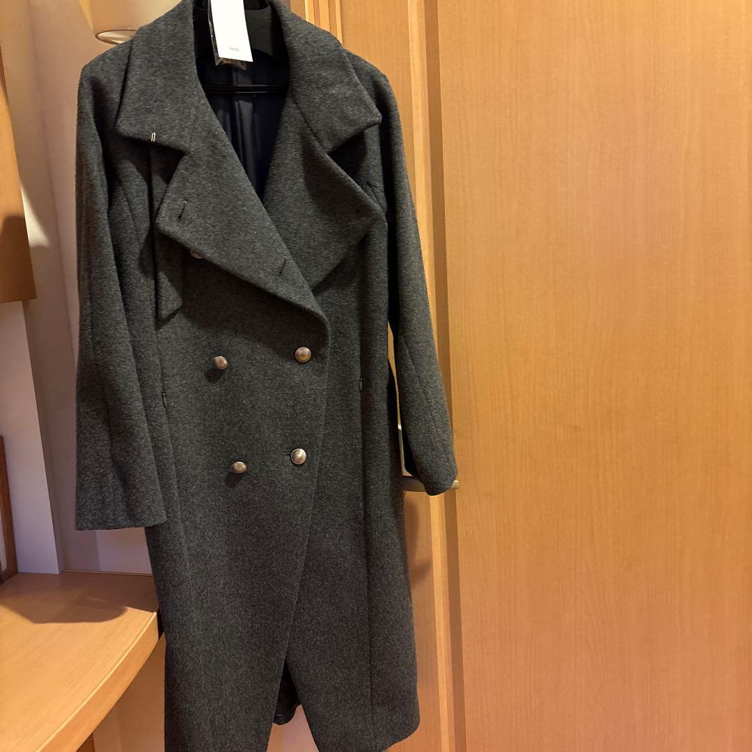 Herato グレー ロングコート 1