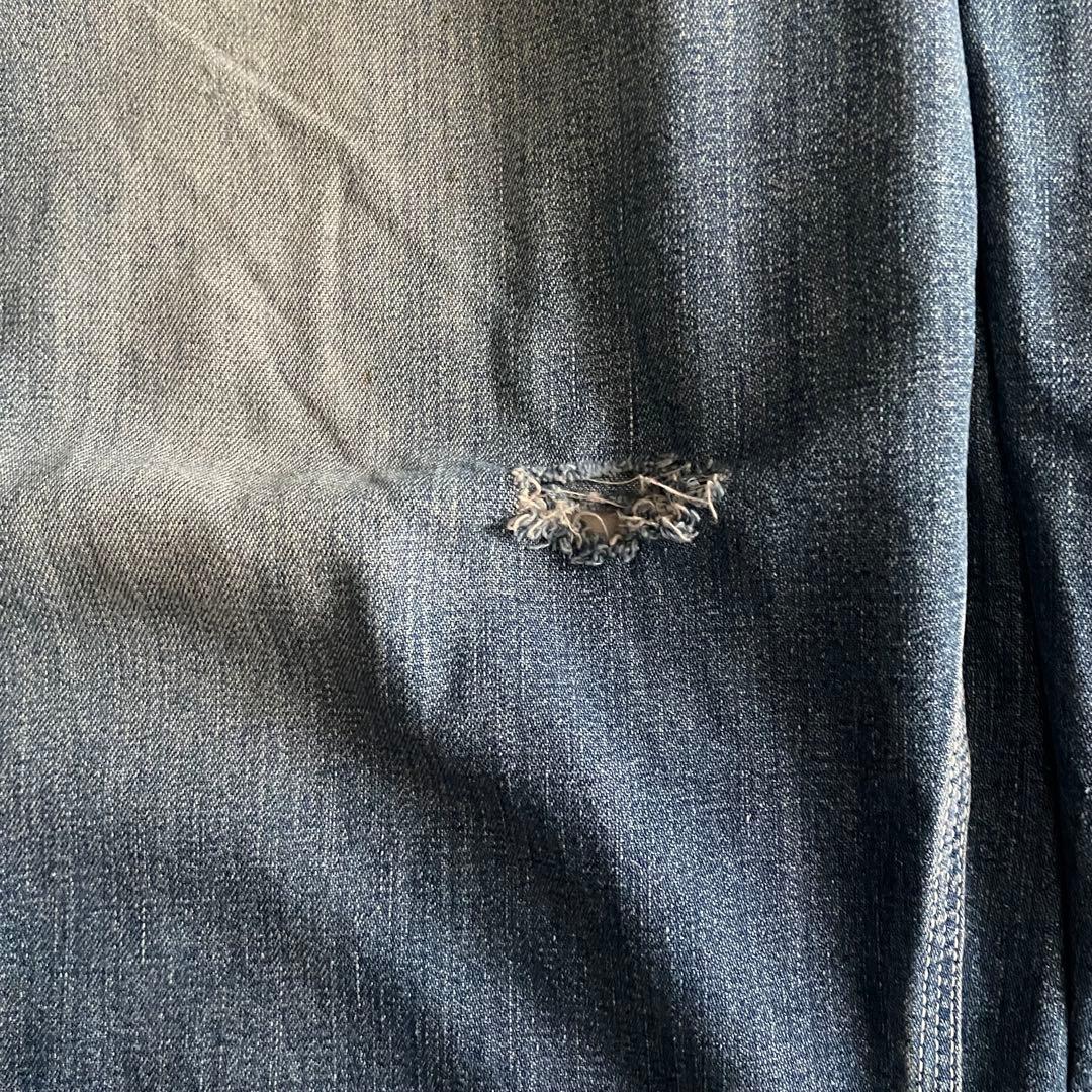 50s デニム ペインターパンツ ドーナツボタン