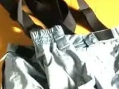 ○メリカル鑑定付 グレー ナイロン ゲレンスキーウェア W86㎝