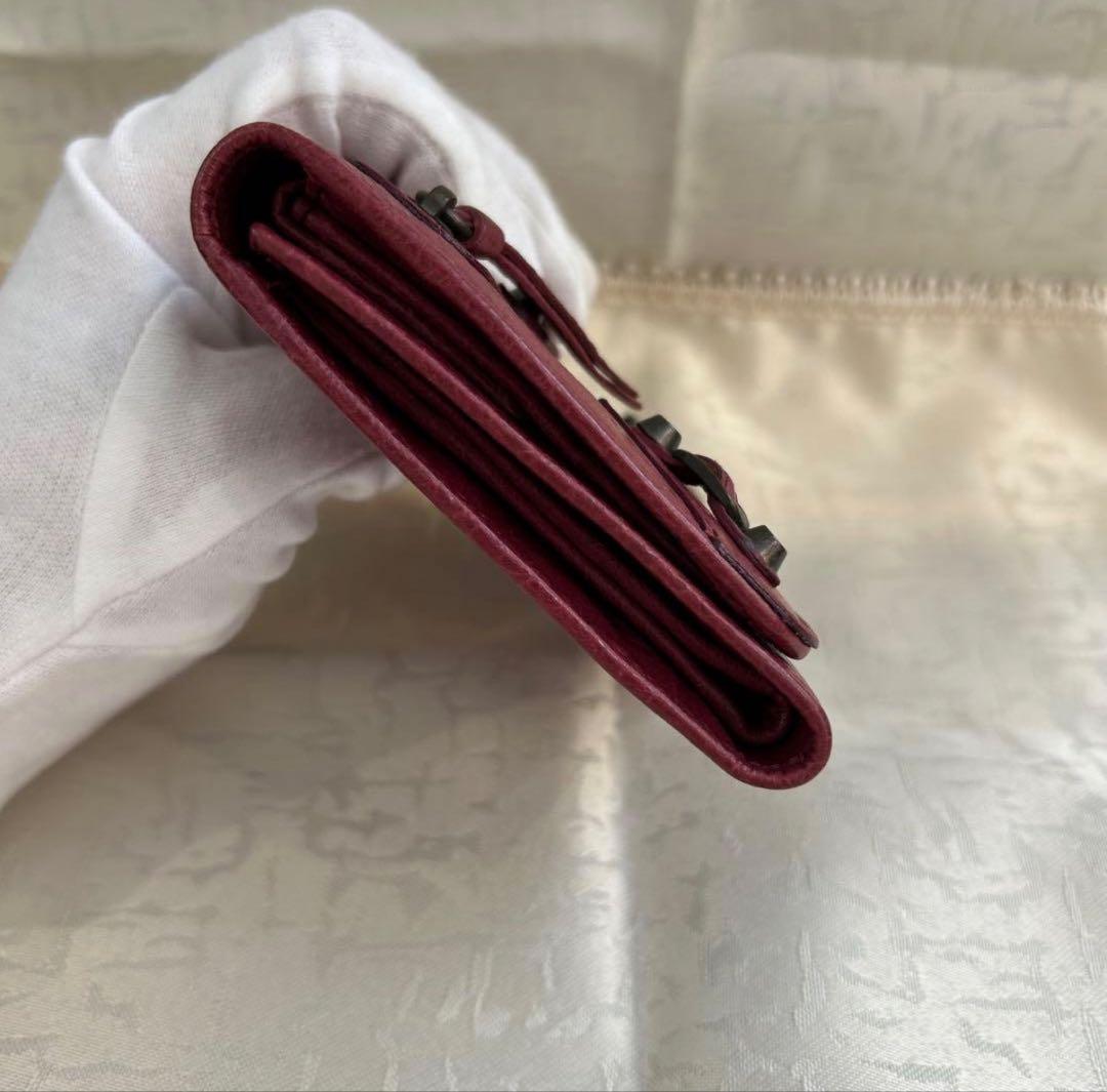 【極美品】BALENCIAGA バレンシアガ 三つ折り 財布　箱付き