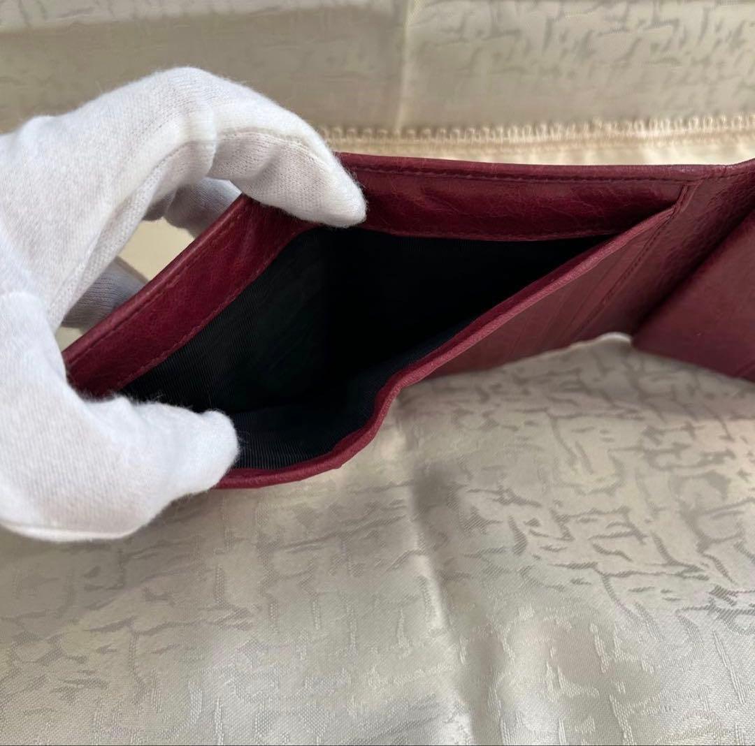 【極美品】BALENCIAGA バレンシアガ 三つ折り 財布　箱付き