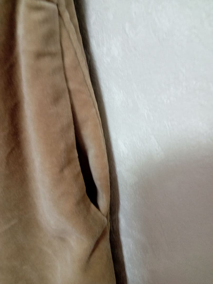 veritecoeurベルベティパンツ・ベージュVC-2519