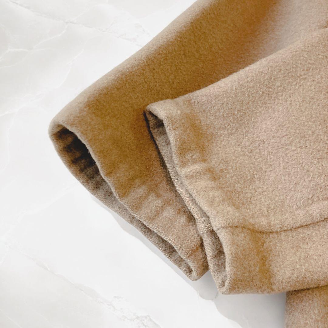 エルメス　HERMES カシミヤ100% 　茶色　　コート　馬車　L〜XLロング