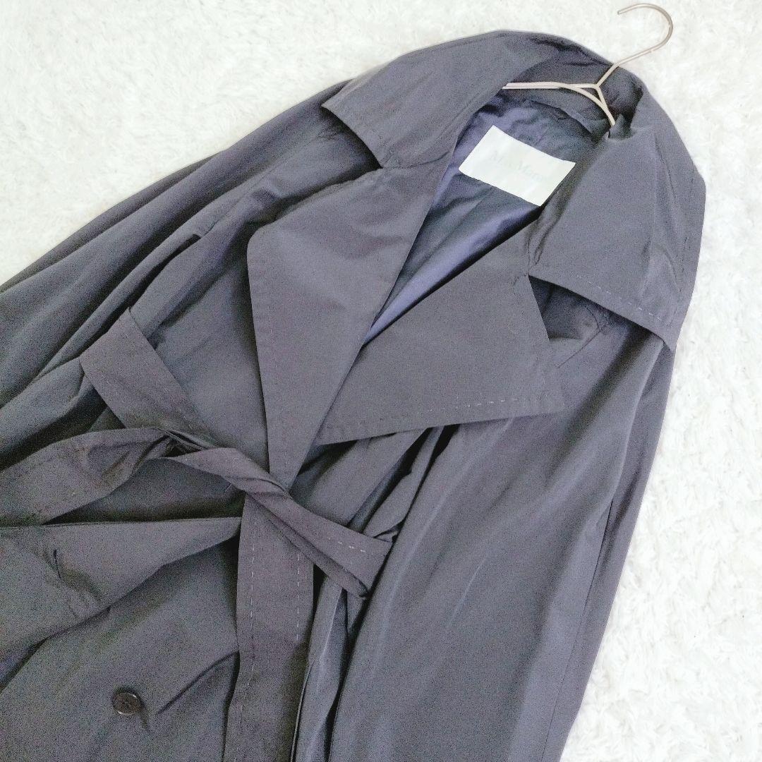 Max Mara マックスマーラ　白タグ　トレンチコート　ベルト フレア