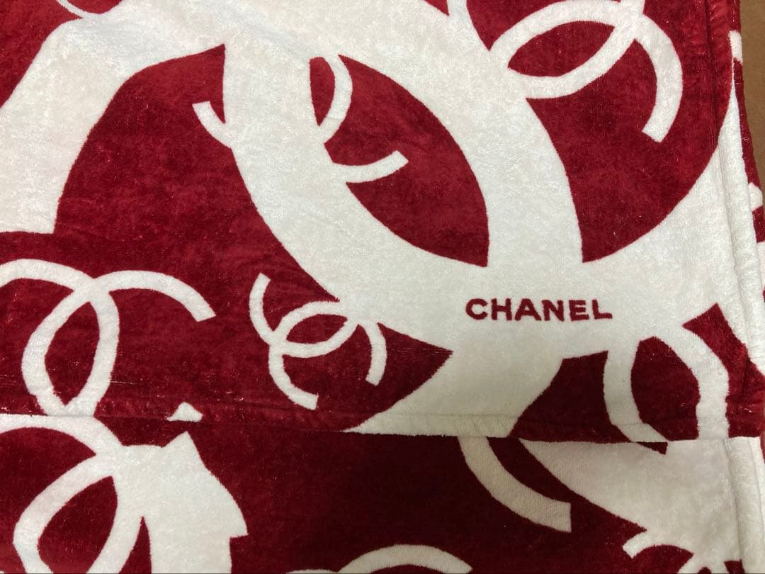 CHANEL ブランケット　大判タオル　126㎝×170㎝　レア　シャネル