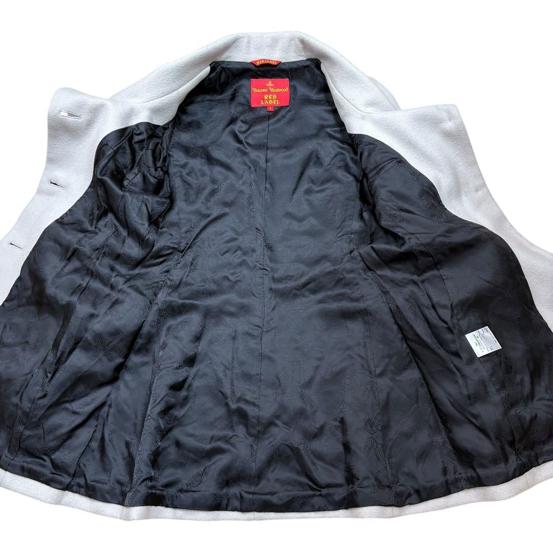 ヴィヴィアンウエストウッドレッドレーベル 変形襟 ウールコート サイズ3