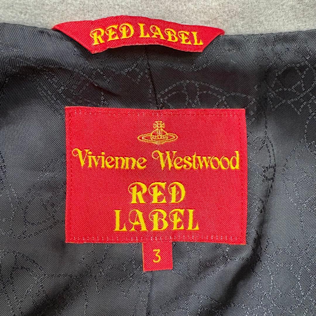 ヴィヴィアンウエストウッドレッドレーベル 変形襟 ウールコート サイズ3