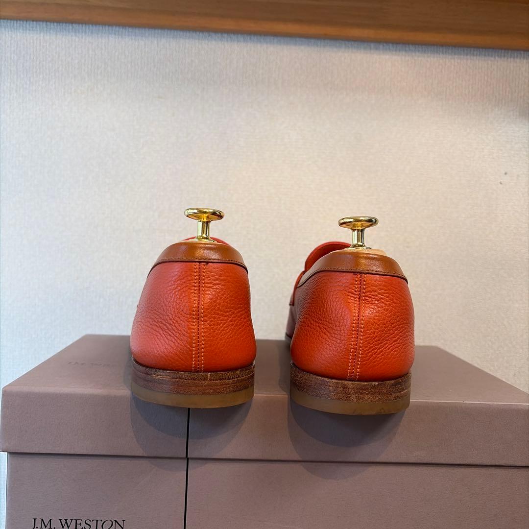 J.M. WESTON 281 ルモック　ローファー　オレンジ　5/D