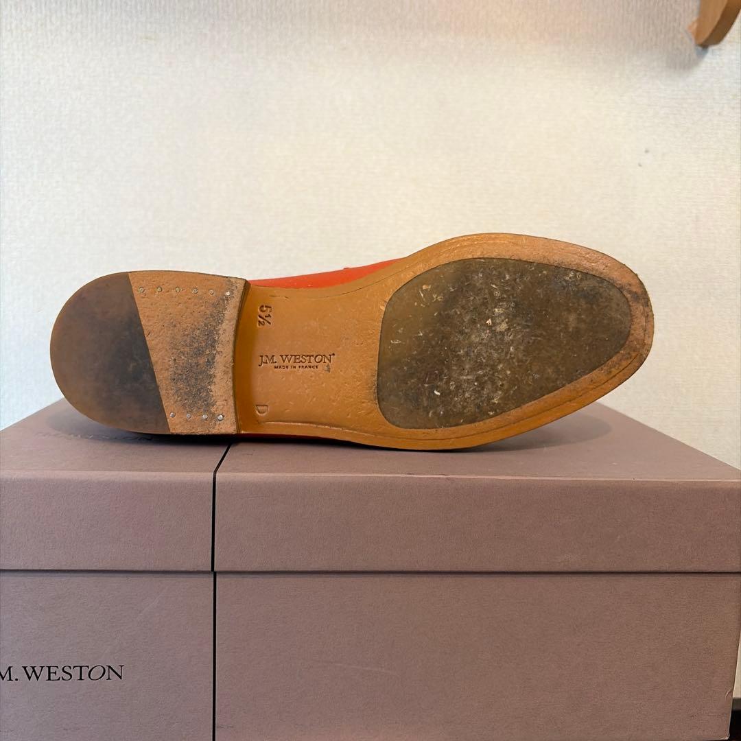 J.M. WESTON 281 ルモック　ローファー　オレンジ　5/D