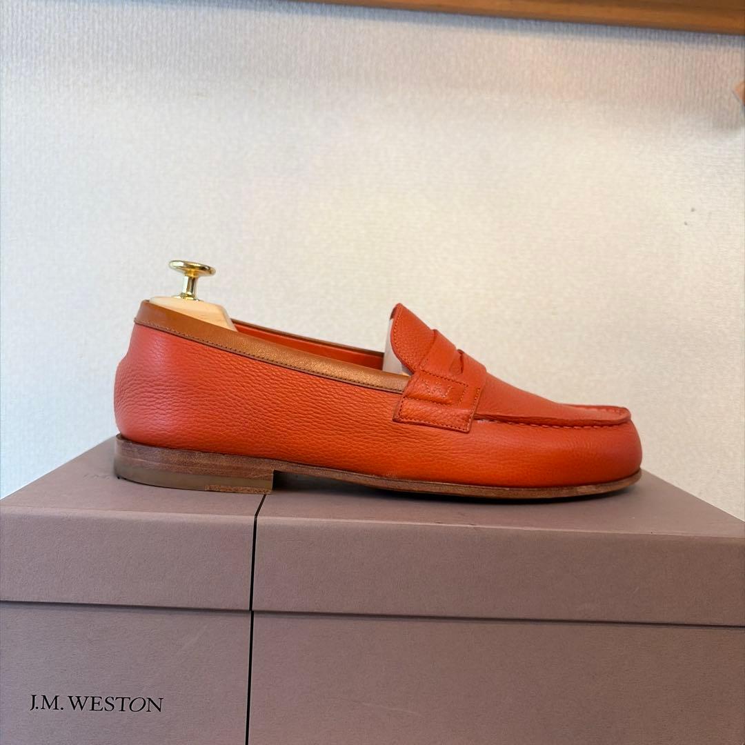 J.M. WESTON 281 ルモック　ローファー　オレンジ　5/D