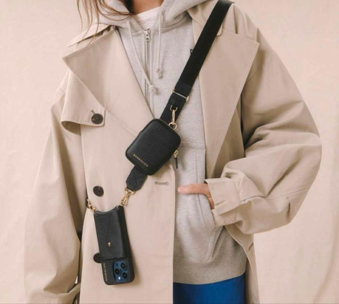 バンドリヤースマホショルダー　ブラック