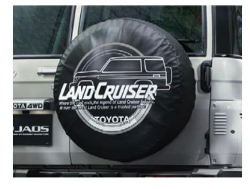 トヨタ ランドクルーザー70(再々販) 純正 スペアタイヤカバー 美品