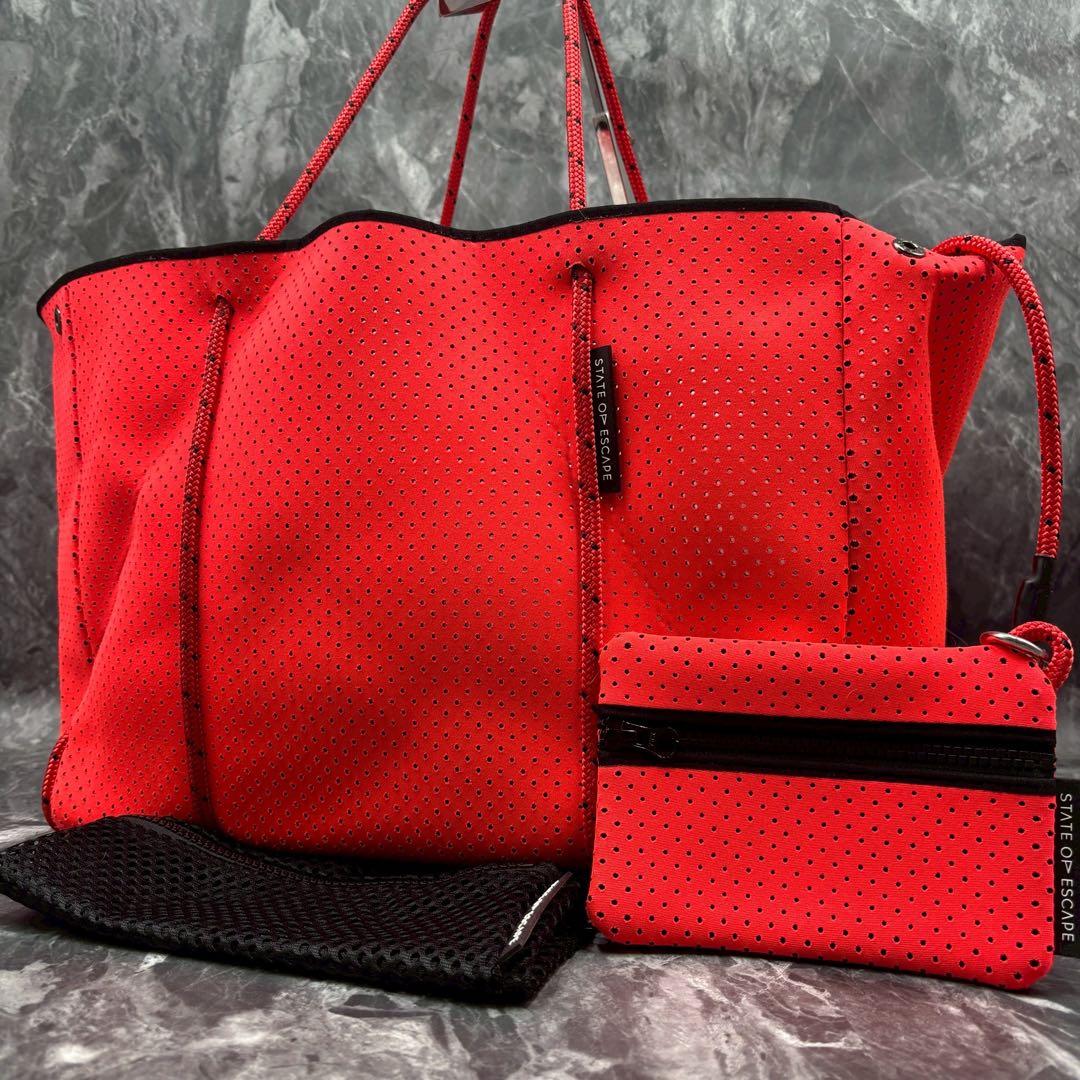 ttack ✨ステイトオブエスケープ　トートバッグ　ポーチ付き