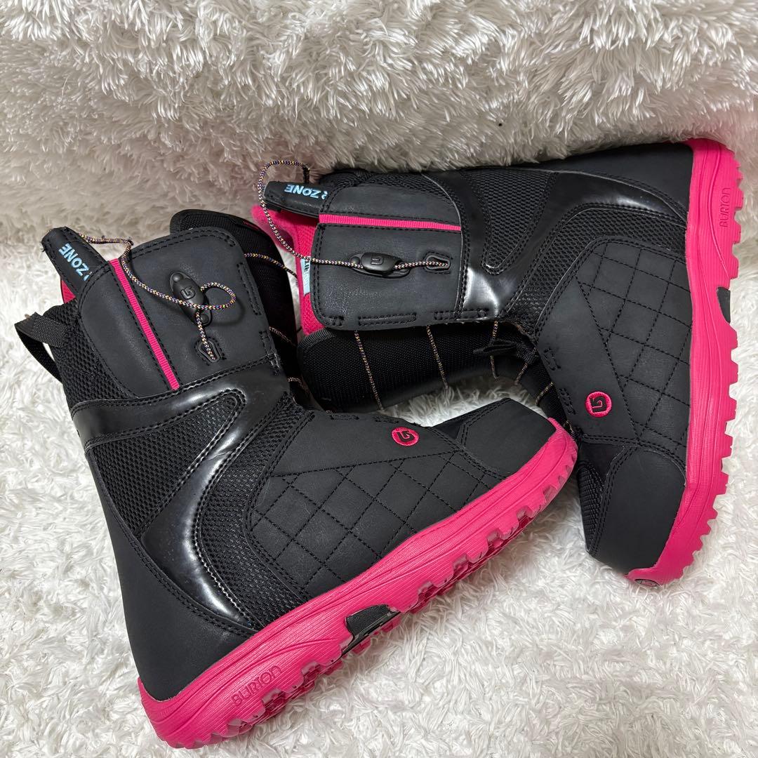 【未使用級】BURTON MINT AFスノーボード レースブーツ　黒/ピンク