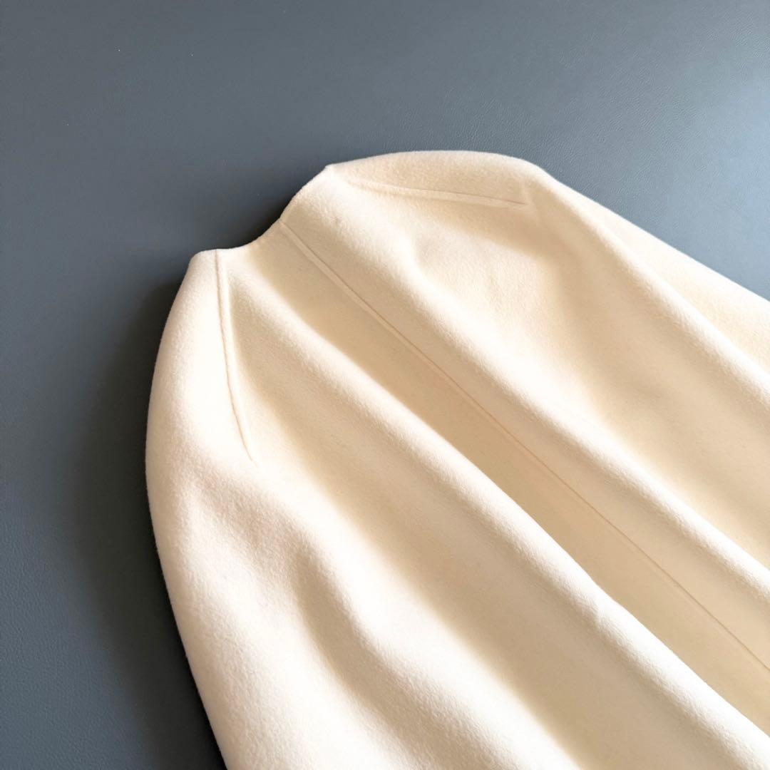 マディソンブルー MADISONBLUE ウール ケープコート ポンチョ　白