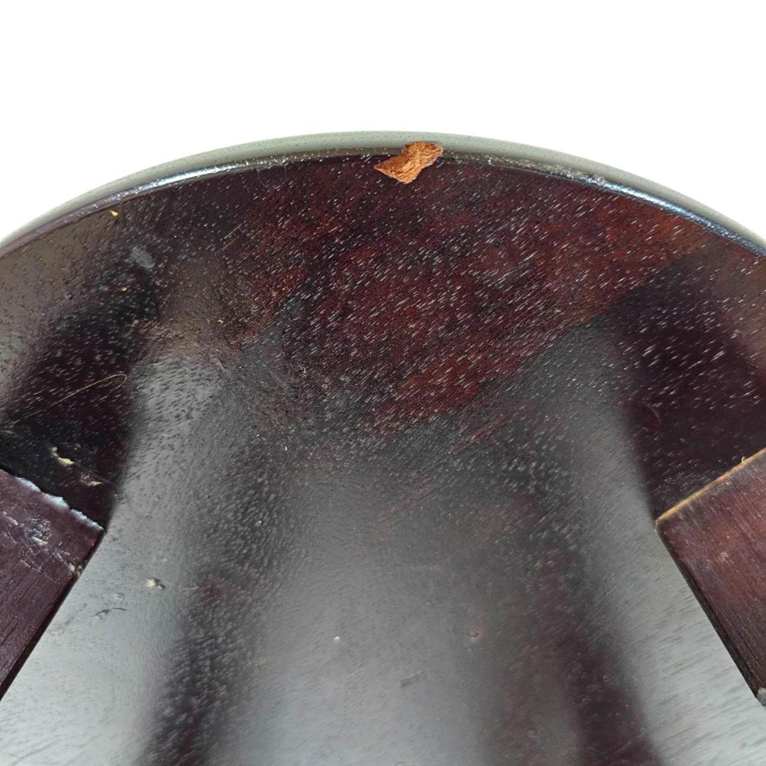 【現状渡し】九州民芸家具 南京小椅子 丸座 2脚セット② ろくろ脚 イス いす