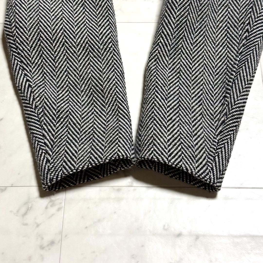 ユナイテッドアローズ ヘリンボーン チェスターベルテッドコート M(XL相当)