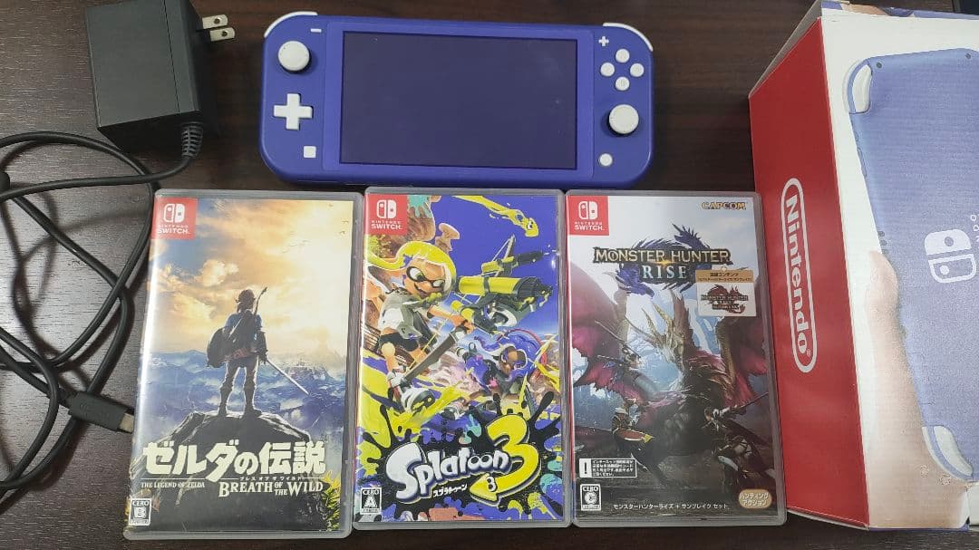 Nintendo Switch Lite パープル 本体とゲームソフト付き
