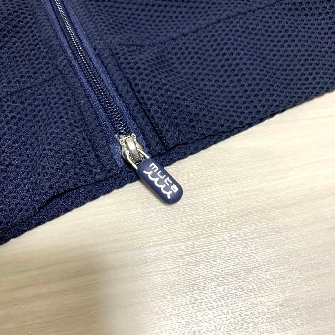 【美品】muta MARINE フルジップ メッシュ ジャケット ブルゾン L
