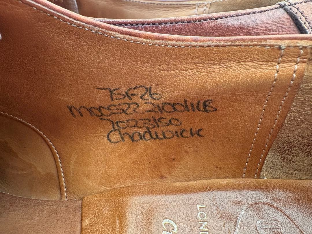 【レア】旧チャーチ　Church’s　CHADWICK　75F