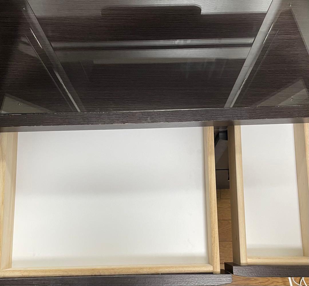 【送料込み】　ニトリ 三面鏡ドレッサー 椅子別売り　ダークブラウン