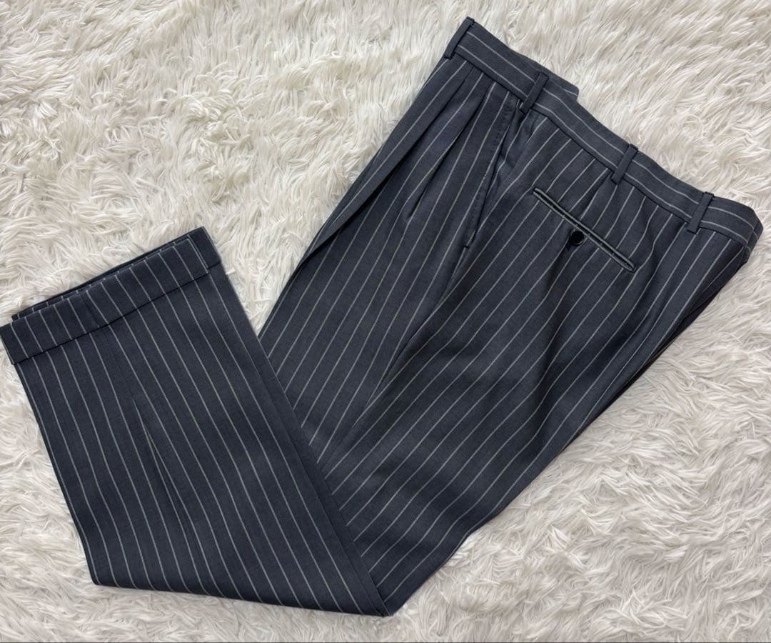 ISAIA 高級スーツセットアップ　ストライプ　大きいサイズ　XL