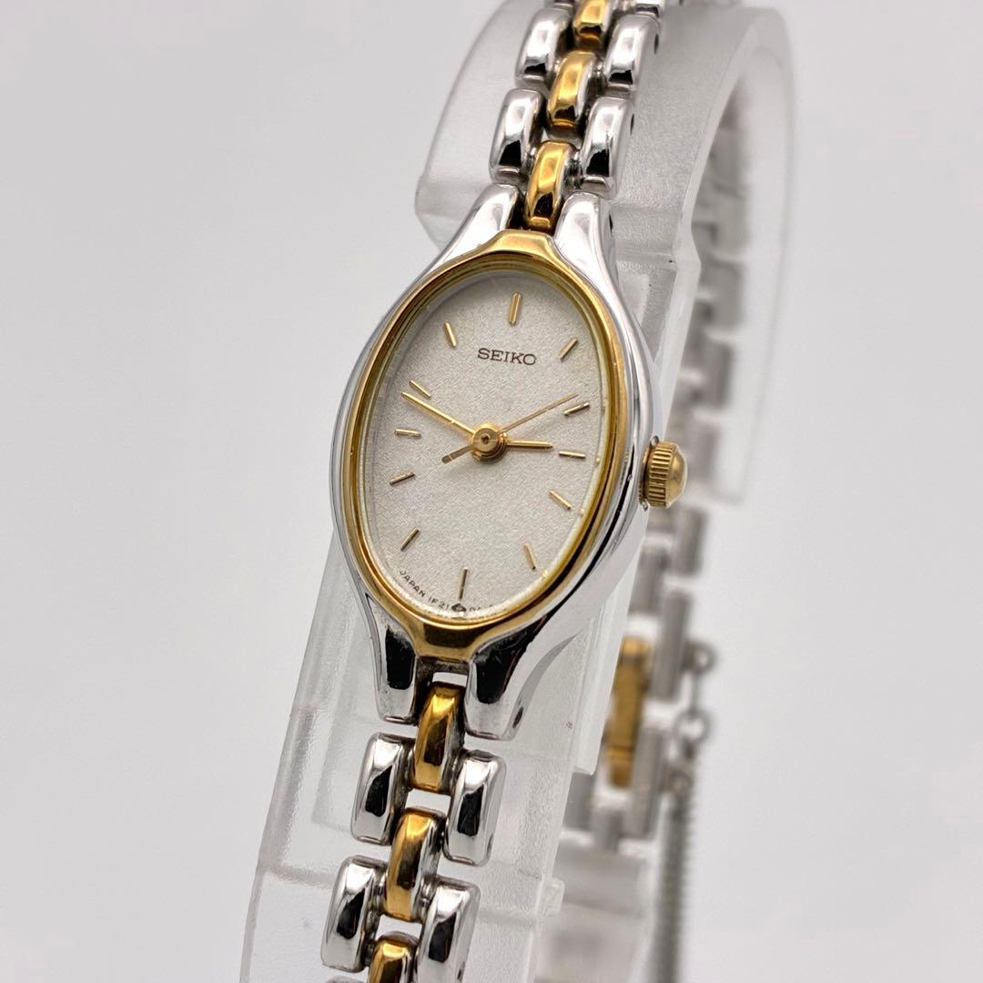 vintage 美品 SEIKO ブレスレット オーバル 日本製 レディース