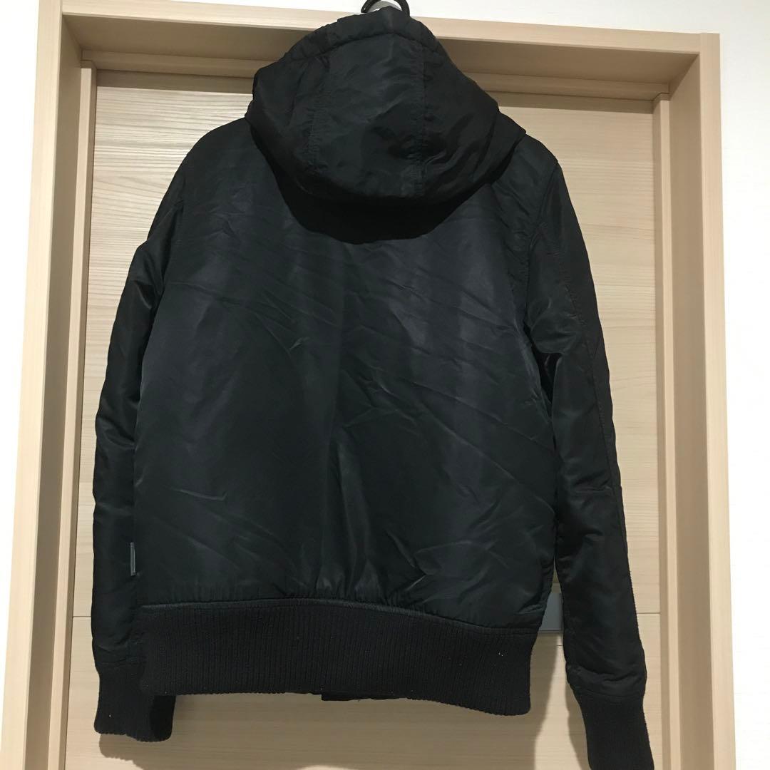 ALPHA INDUSTRIES ブラック フライト ジャケット M