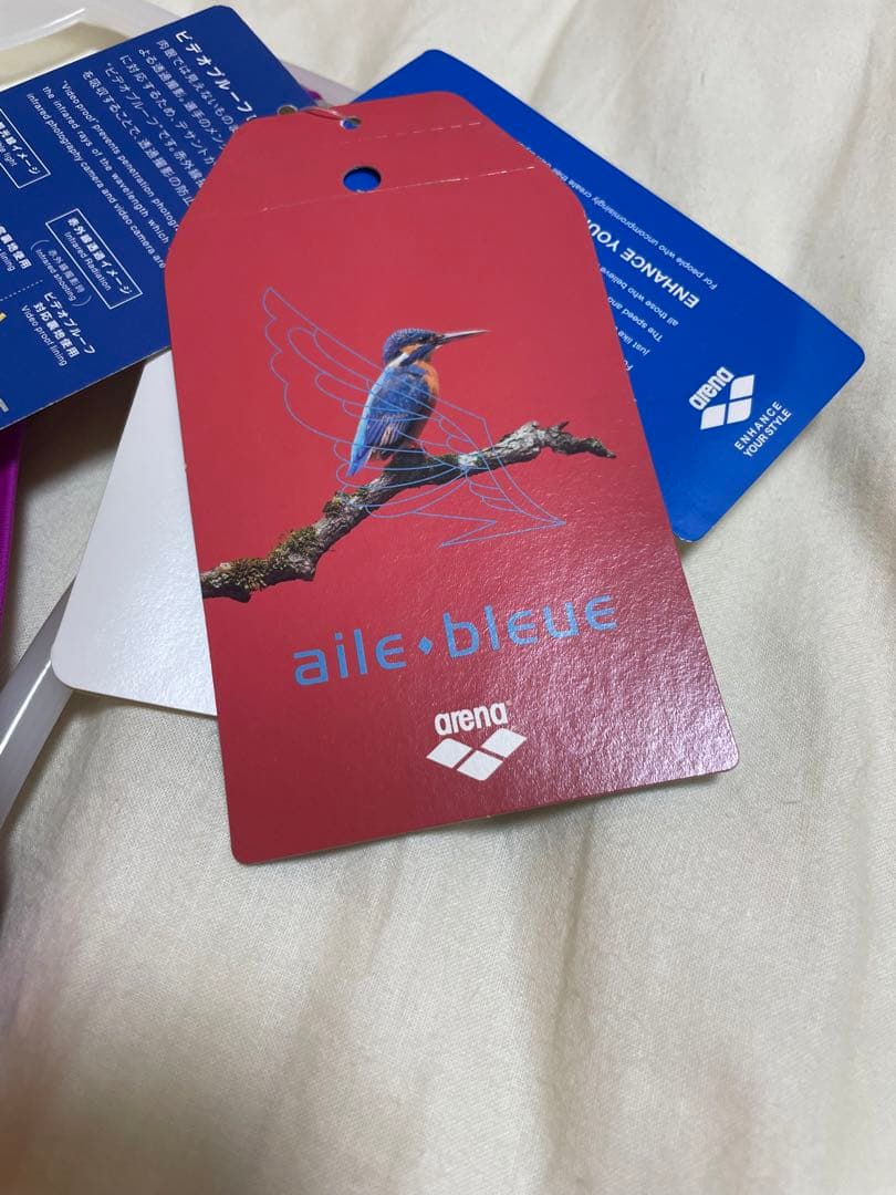 い*す様 アリーナ　競泳用パープルハイカット水着