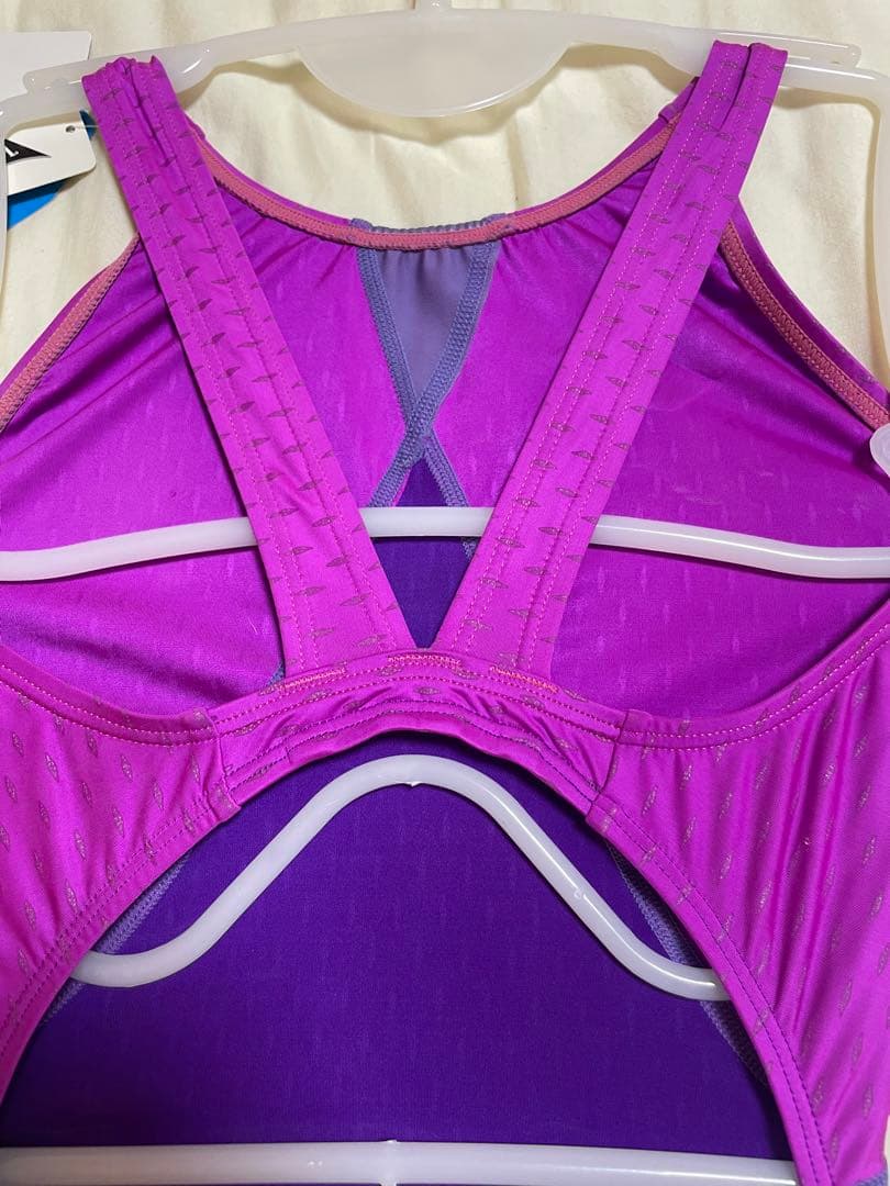 い*す様 アリーナ　競泳用パープルハイカット水着