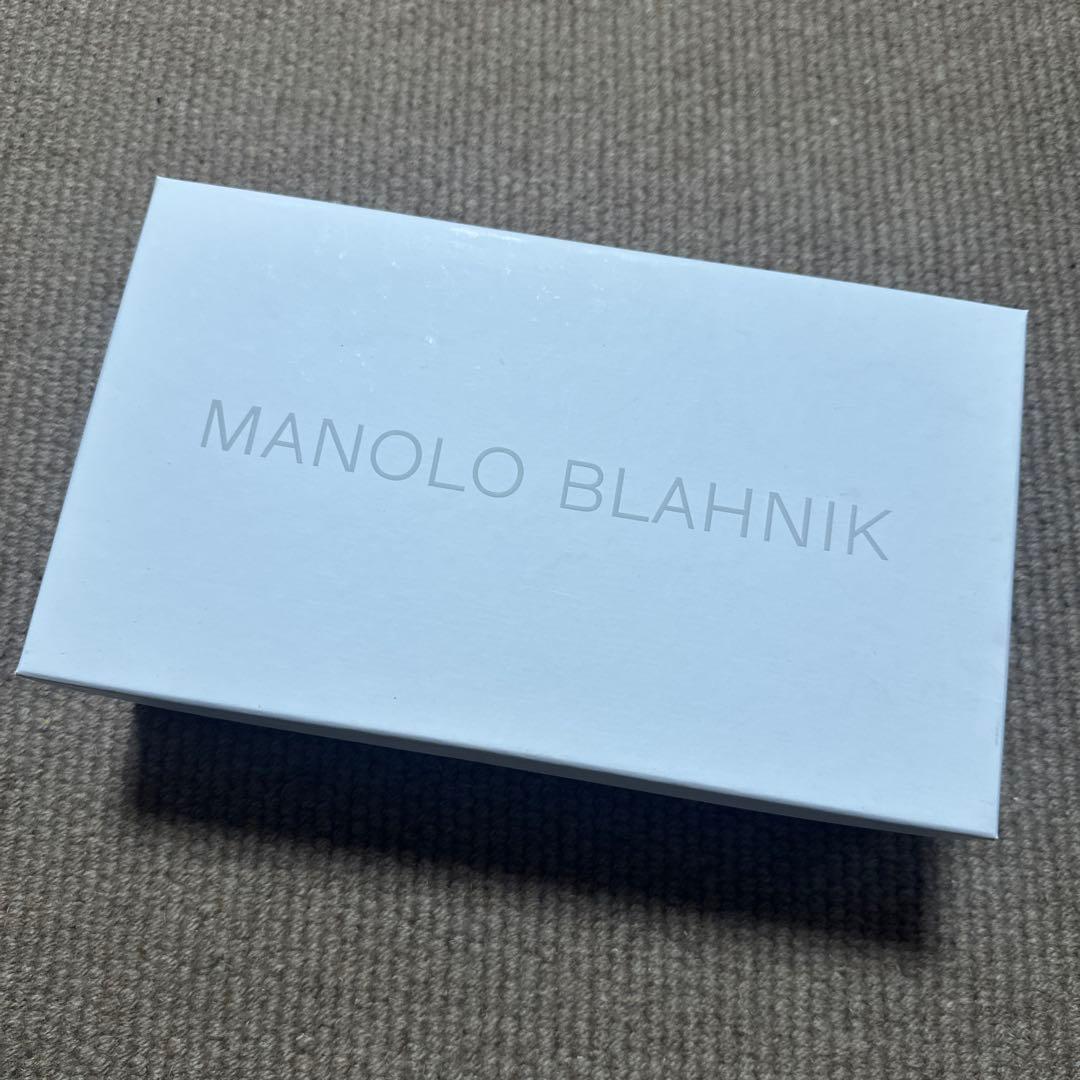 MANOLO BLAHNIK フラットシューズ メリージェーン 37.5 黒