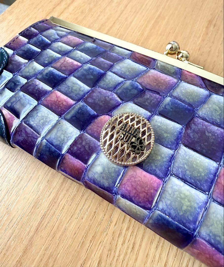 アナスイ ANNA SUI がま口長財布　ステンドグラス風