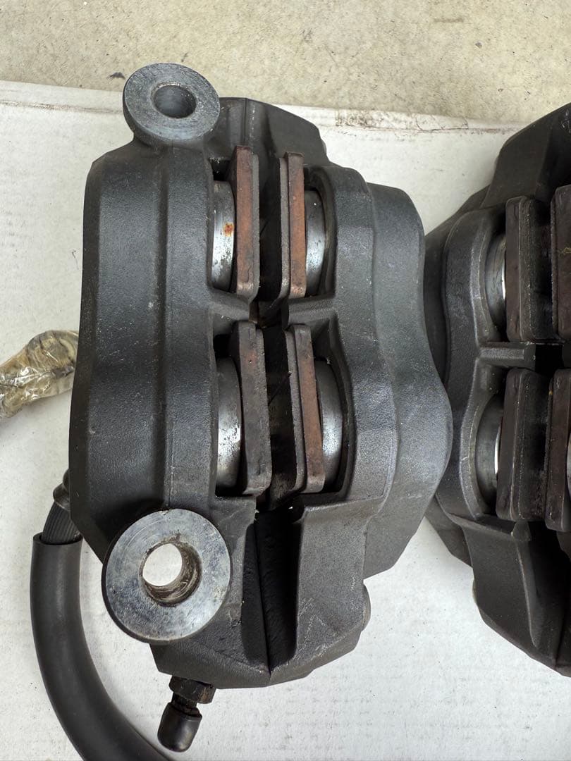 ZX-10R 2006年製 純正キャリパー ブレーキパット、ブレーキホース付