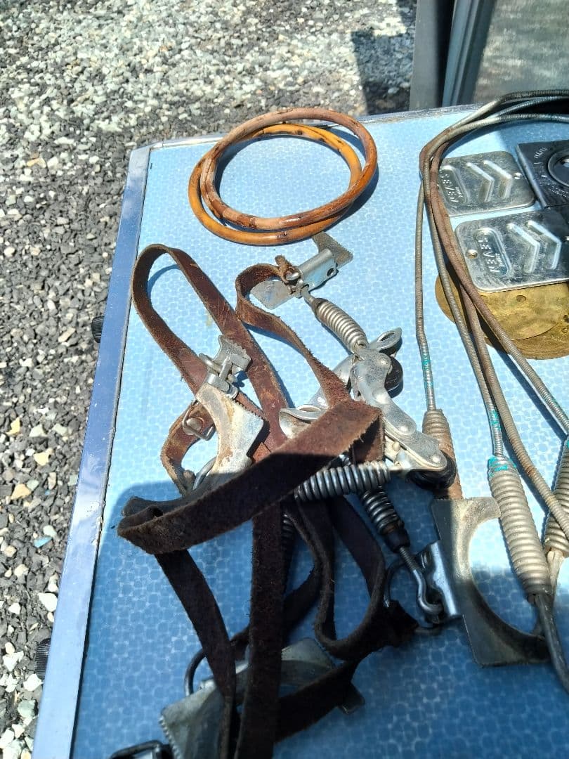 【引き取り限定】アンティーク 木製スキー板 ３セット