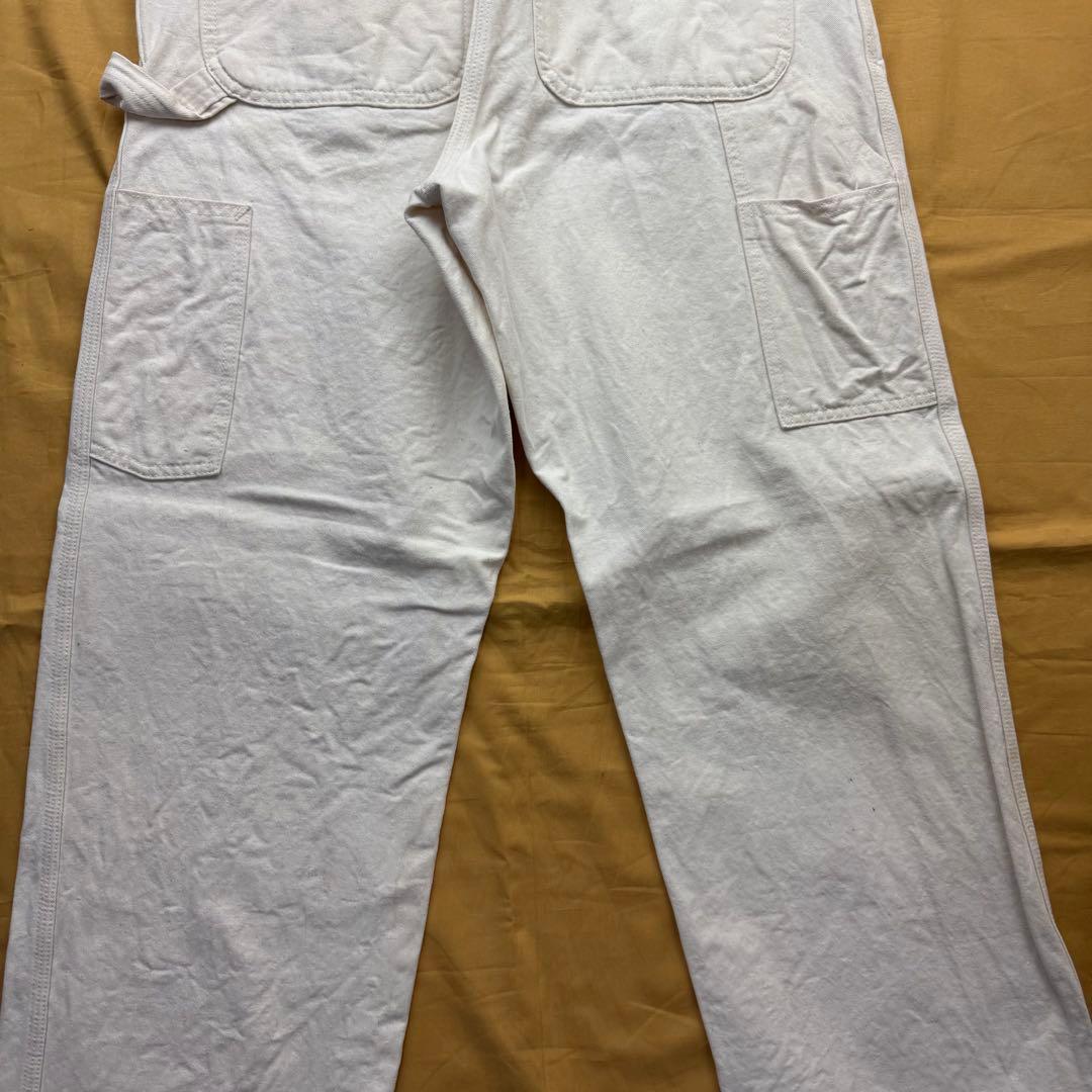 80s 90s carhartt USA製　ペインターパンツ　ホワイト　きなり