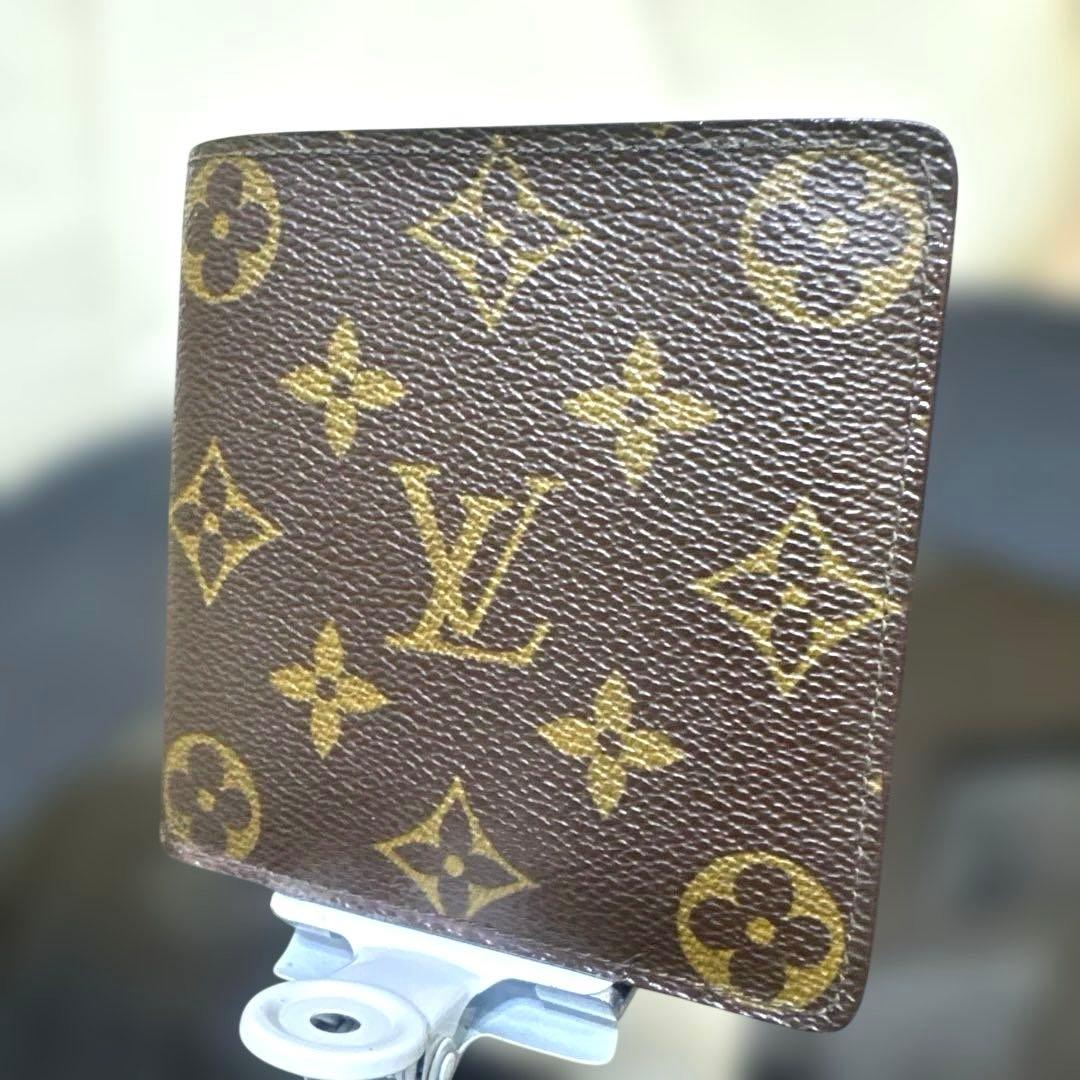 ⑩☆優良品☆モノグラム♪マルコ☆2つ折り財布★ポケットあり