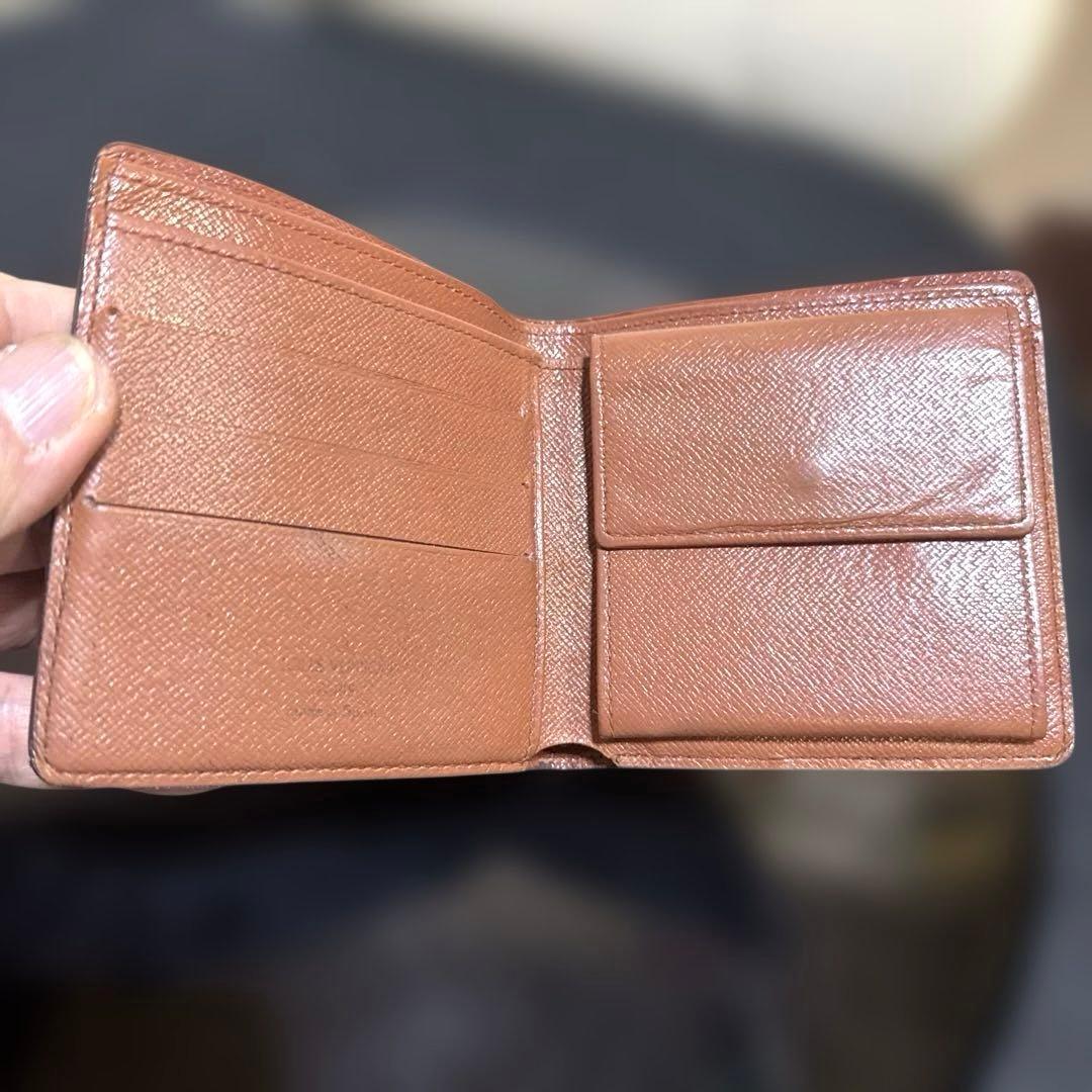 ⑩☆優良品☆モノグラム♪マルコ☆2つ折り財布★ポケットあり