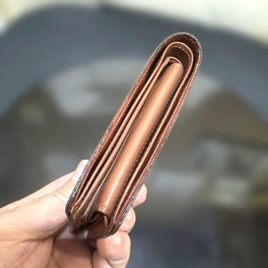 ⑩☆優良品☆モノグラム♪マルコ☆2つ折り財布★ポケットあり