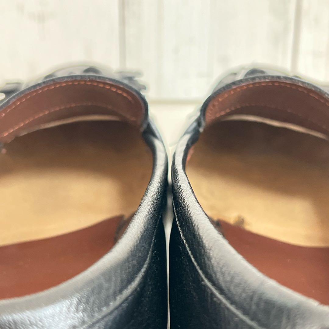 【極美品】REGAL リーガル 25.5 レザータッセルローファー ブラック