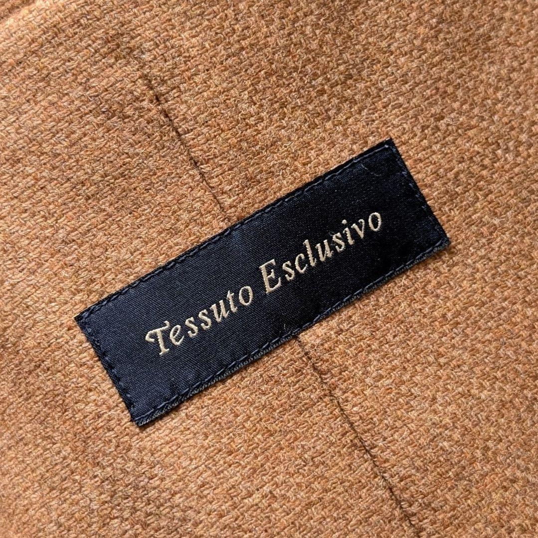 【近年モデル】LARDINI キャメル ジャケット バスケット織 48 ブラウン