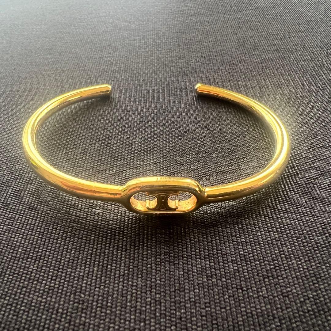美品✨セリーヌ バングル マイヨン トリオンフ シンカフ ゴールド ブレスレット