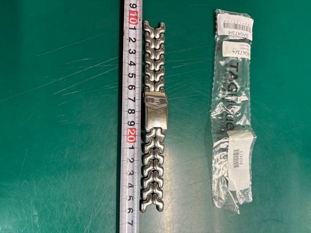 TAG HEUER ステンレススチール 金属ベルト