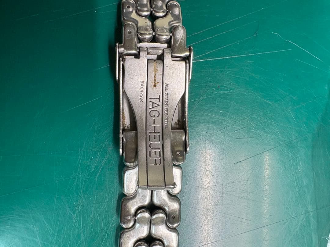 TAG HEUER ステンレススチール 金属ベルト