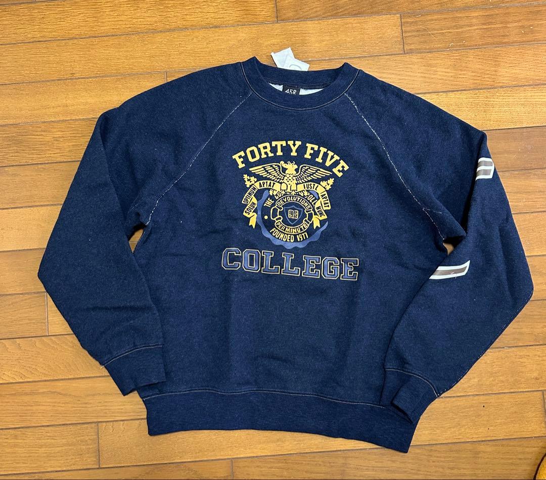 45r 裏毛の908オーシャンスウェット （インディゴ）