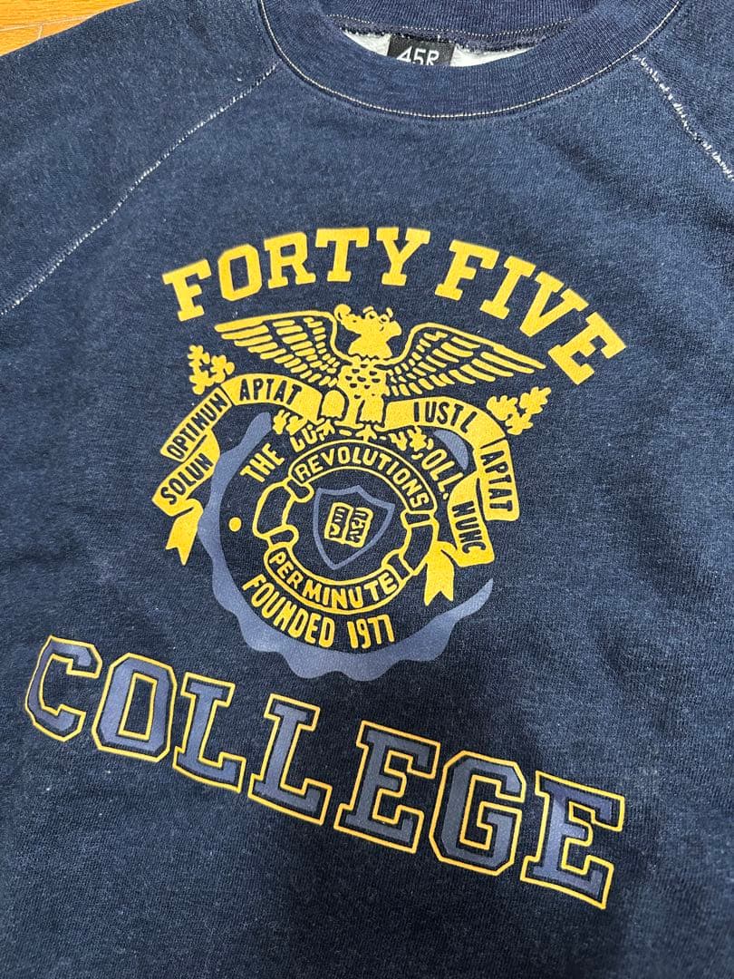 45r 裏毛の908オーシャンスウェット （インディゴ）