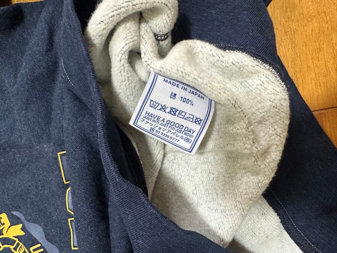 45r 裏毛の908オーシャンスウェット （インディゴ）