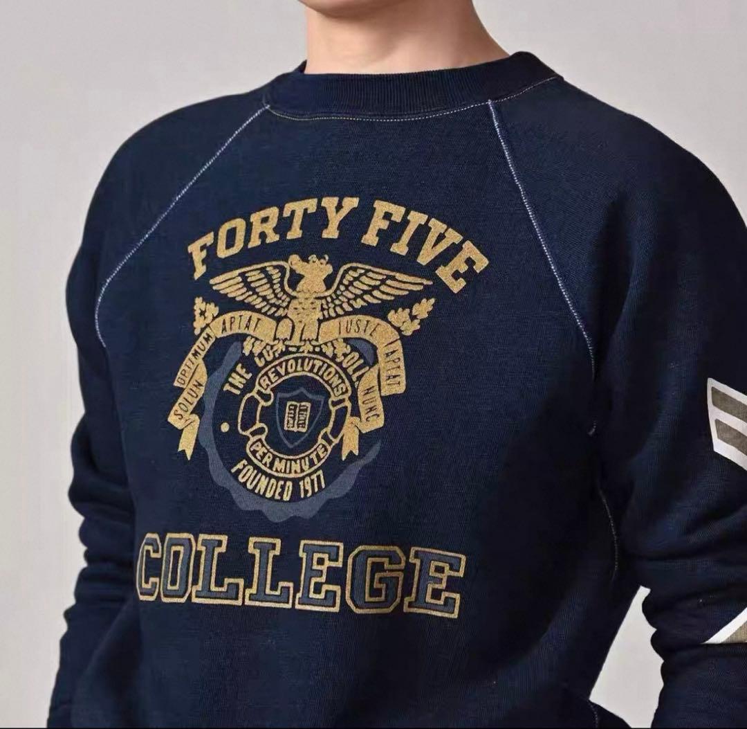 45r 裏毛の908オーシャンスウェット （インディゴ）