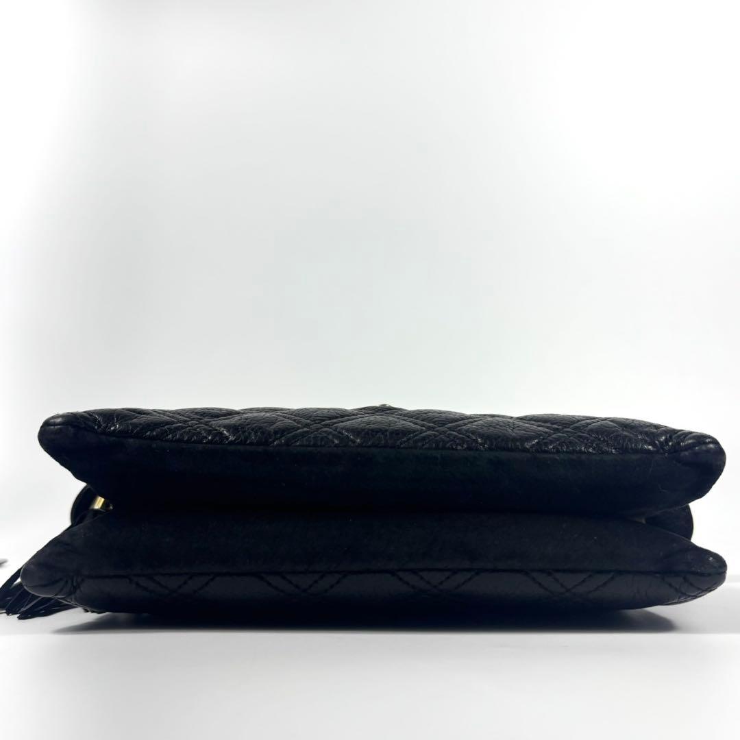 ✨希少 美品✨アタオ ショルダーバッグ ブーブー キルティング レザー ブラック