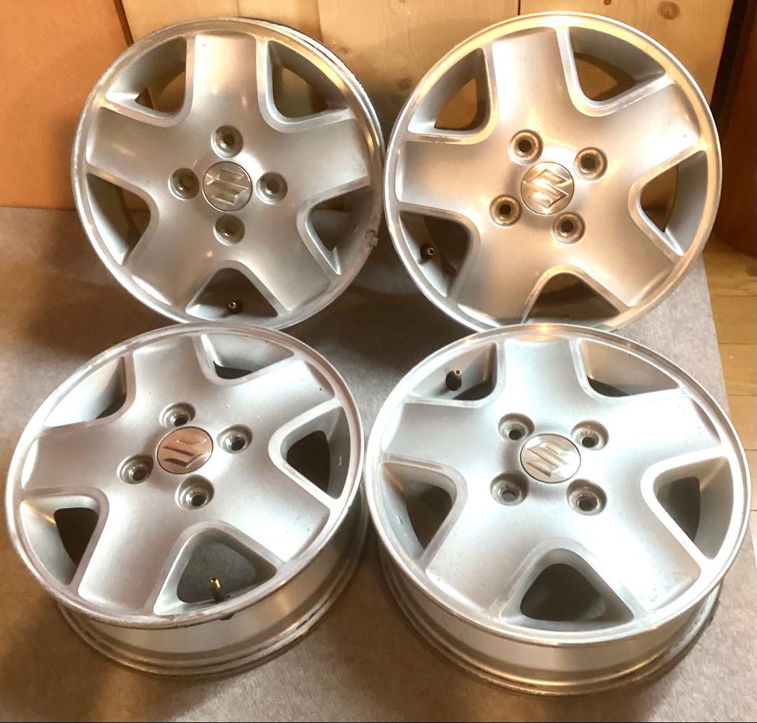 スズキ 純正 4.0J 13インチ +45 4H 100 ホイール4本 セット