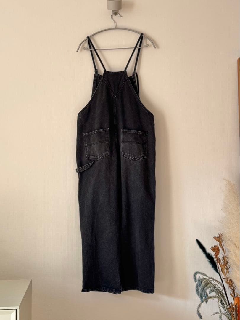 GALLARDAGALANTE ガリャルダガランテ ブラックオーバーオール